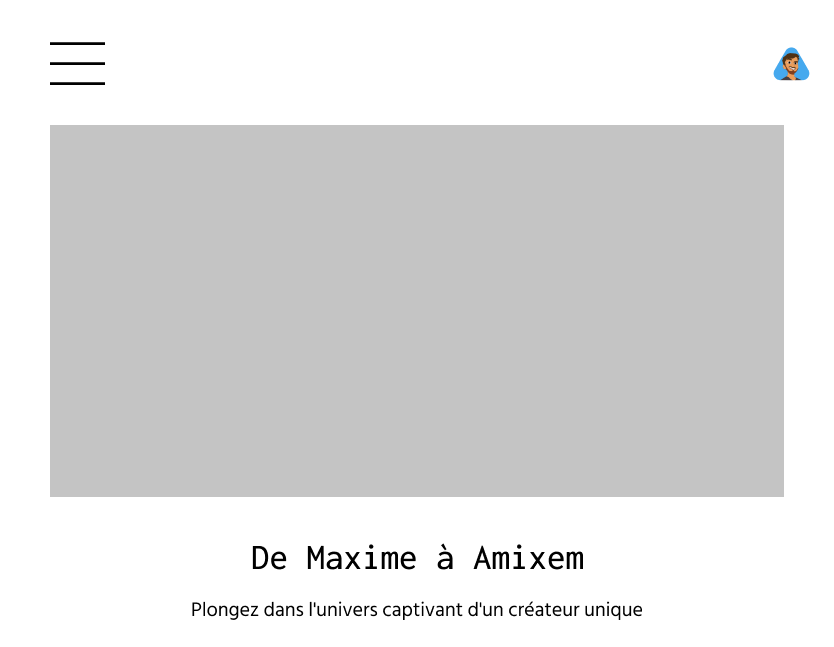 mockup d'un écran d'ordinateur contenant la maquette de wireframe du projet