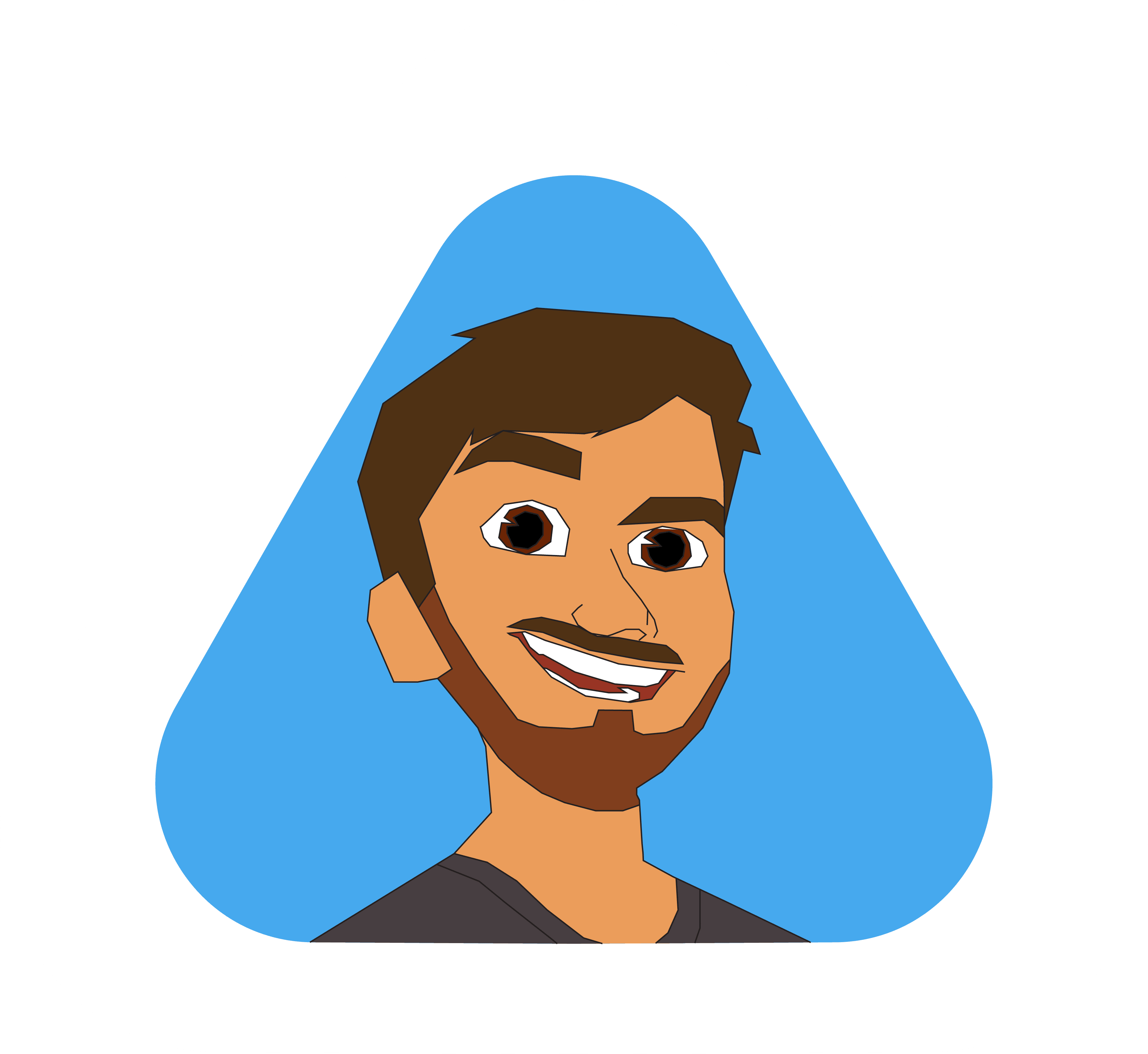 mixte entre le logo de d'Amixem et le logo de spacefox